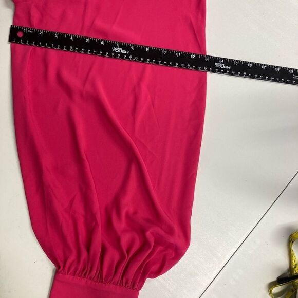 ELOQUII Sheer Tunic Top Pink Size 28Machine Wash 100% Polyester New without tags - Picture 7 of 12